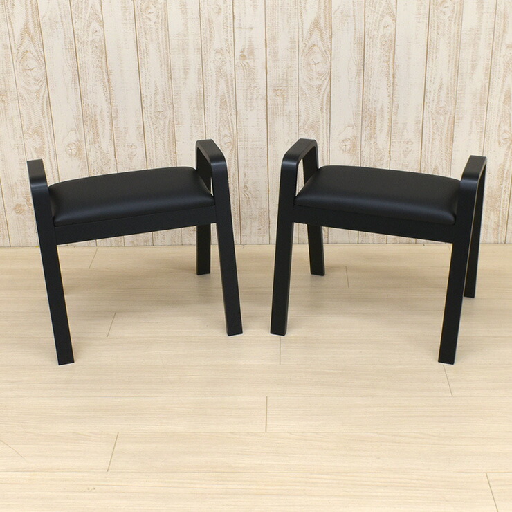 楽天市場】スタッキング スツール 4脚セット hp24-4-361-bk ブラック色