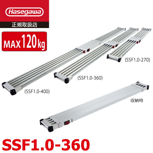 楽天市場】ハセガワ 伸縮足場板の通販