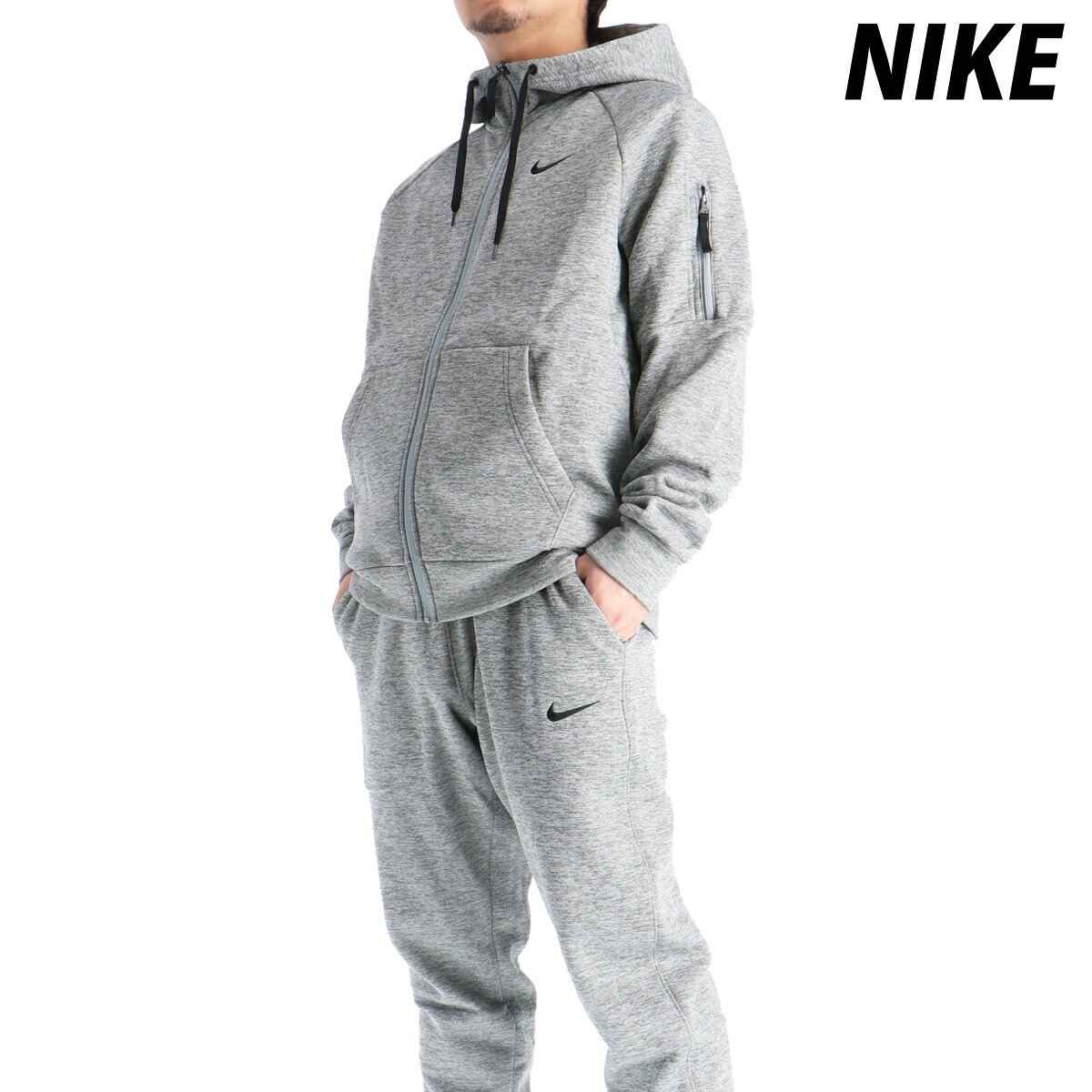 楽天市場】ナイキ パーカー 上下（カラーグレー）（ジャージ｜スポーツ