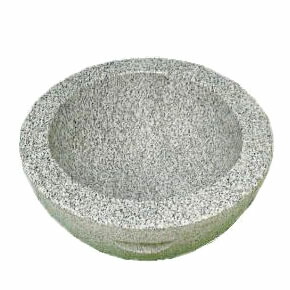 楽天市場】白御影石 G633 石臼 3升用 直径50cm×高さ24cm 持手溝2箇所