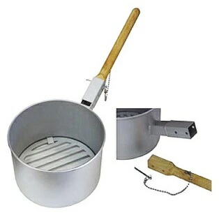 楽天市場】ジャンボ火起こし 普及型 19.5cm 鉄鋳物目皿付 (木柄差込式