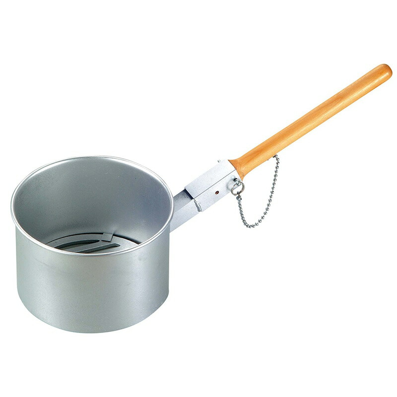 楽天市場】ジャンボ火起こし 普及型 19.5cm 鉄鋳物目皿付 (木柄差込式