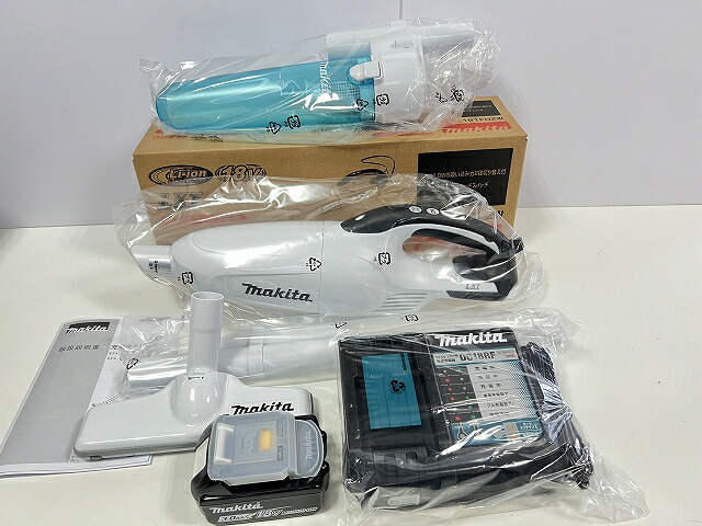 楽天市場】☆サイクロン付き□マキタ 18V3.0Ah クリーナー CL181FD白+