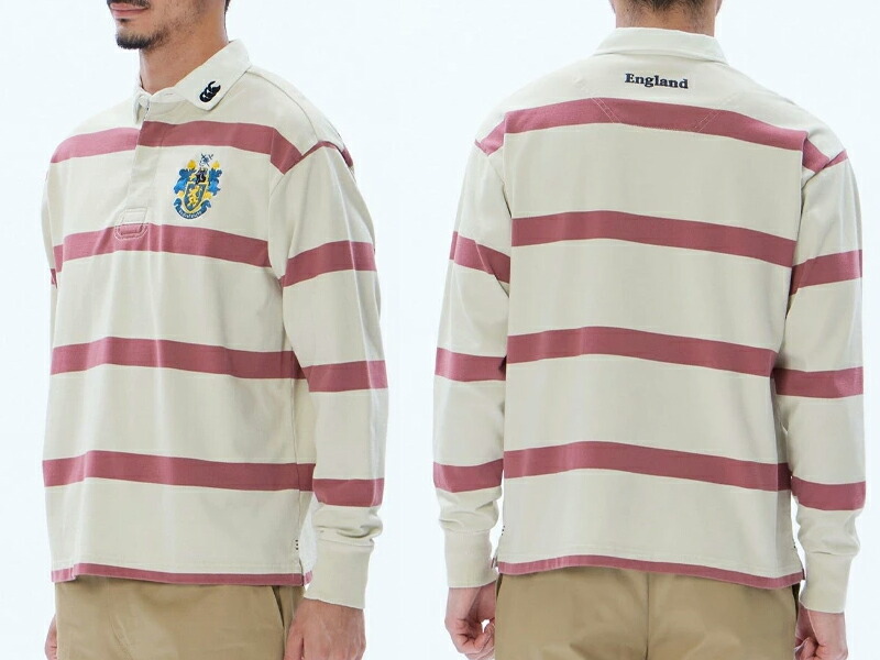 楽天市場】カンタベリー CANTERBURY 長袖ラガーシャツ RA43529