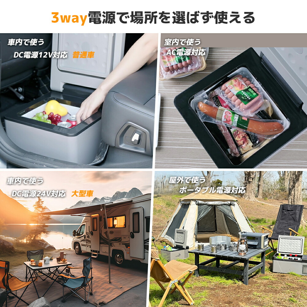 楽天市場】LVYUAN 車載冷蔵冷凍庫 9L 小型 -20℃〜20℃ 急速冷凍 3WAY