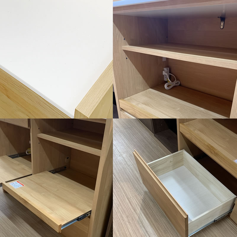 楽天市場】キッチンカウンター アンアン 144カウンター【キッチン収納