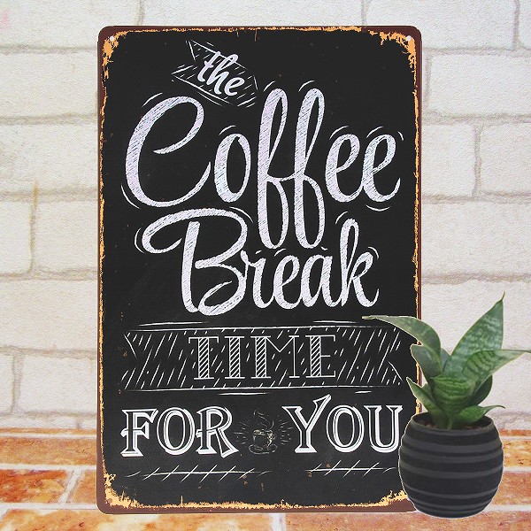 楽天市場】ブリキ看板 コーヒー br サインボード アメリカン雑貨