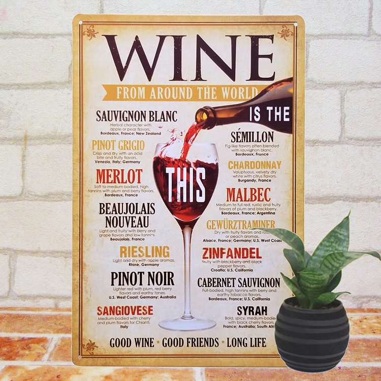 楽天市場】壁掛け 男前インテリア ワインth ブリキ看板 男前インテリア