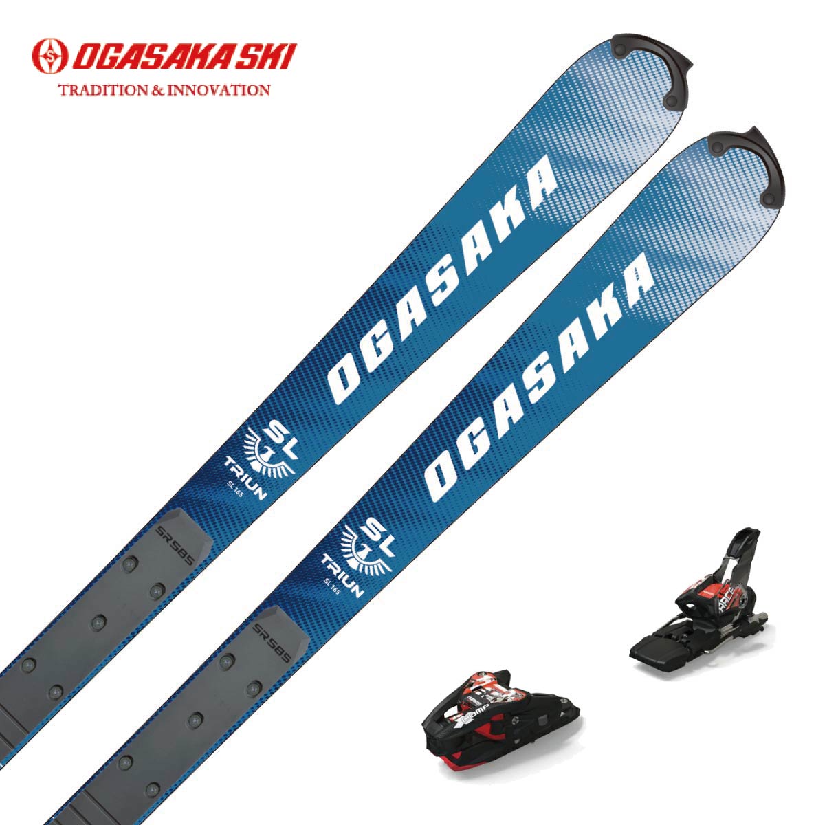 オガサカ OGASAKA TRIUN SL 165cm センター65mm ビンディング TYROLIA