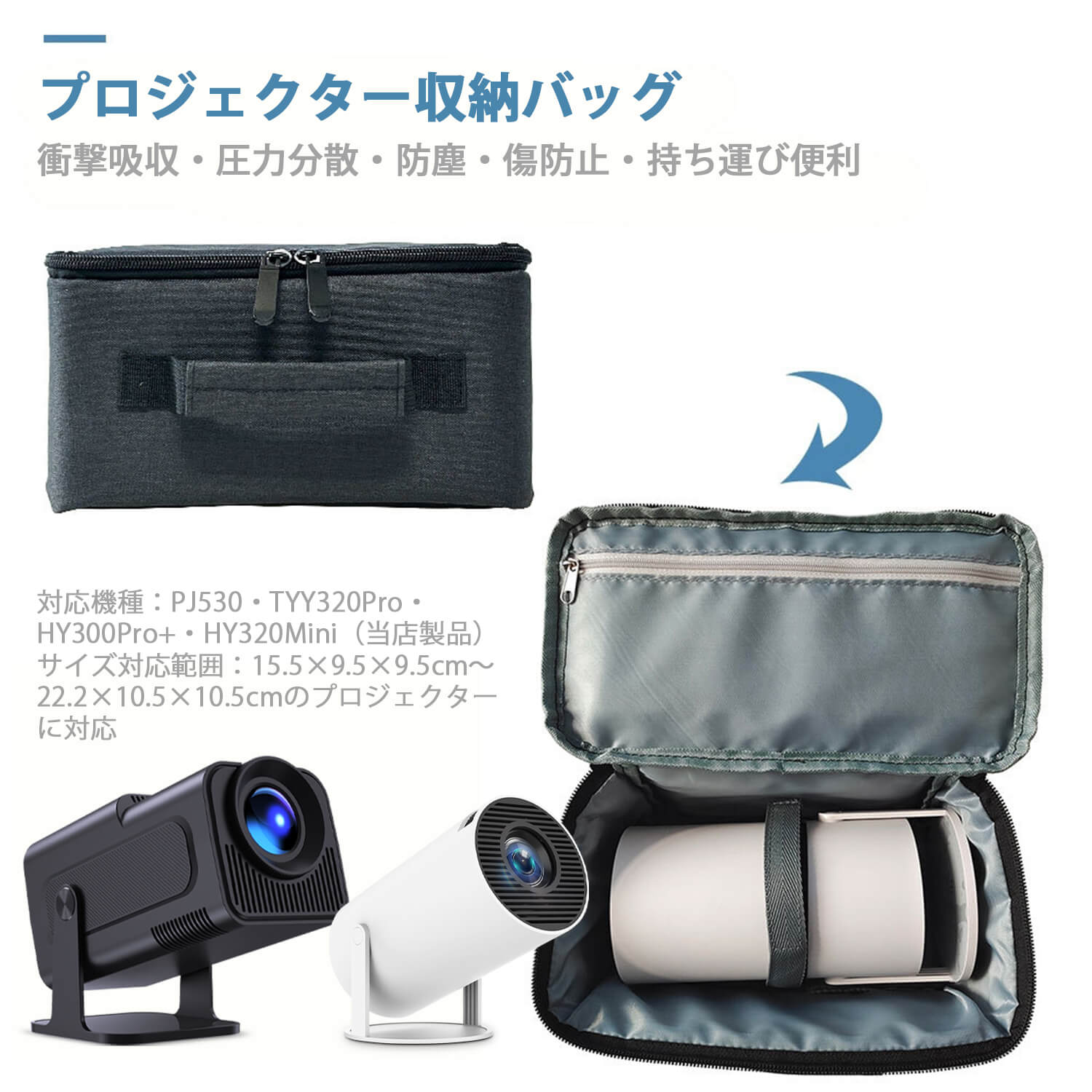 楽天市場】プロジェクター収納ケース｜防塵＆衝撃吸収｜PJ530