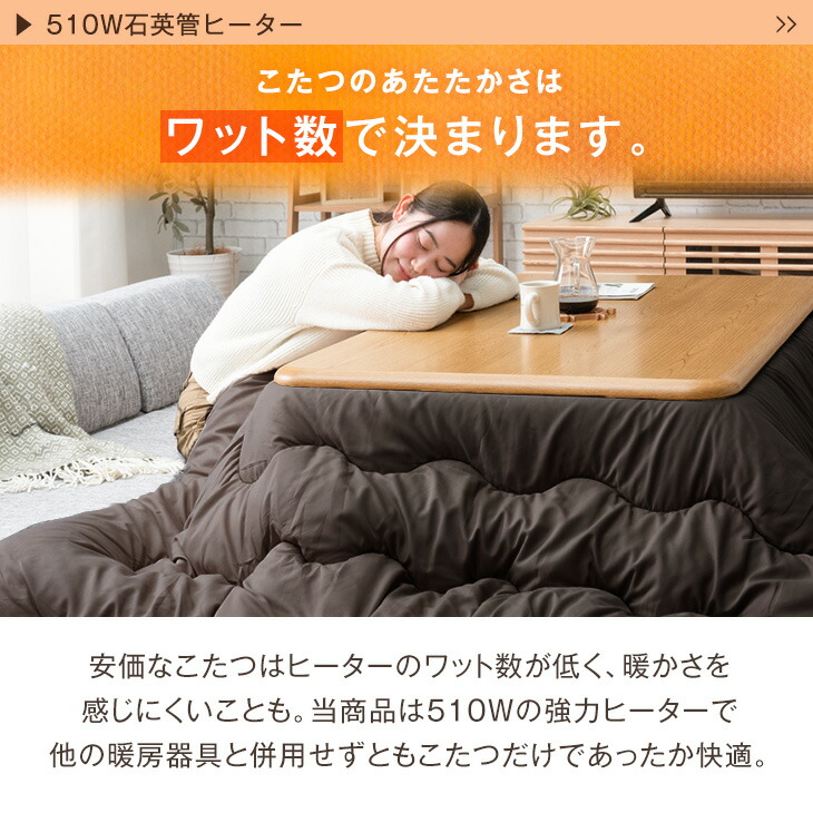 楽天市場】こたつ 布団付き 2点セット 【 こたつテーブル + 掛布団