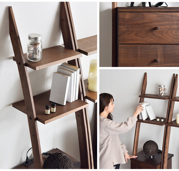 楽天市場】国産 キャビネット 幅40 木製 ウォールナット オーク 大川