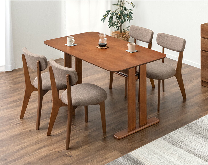 楽天市場】ダイニングチェア 1脚 / 2脚セット ファブリック 天然木