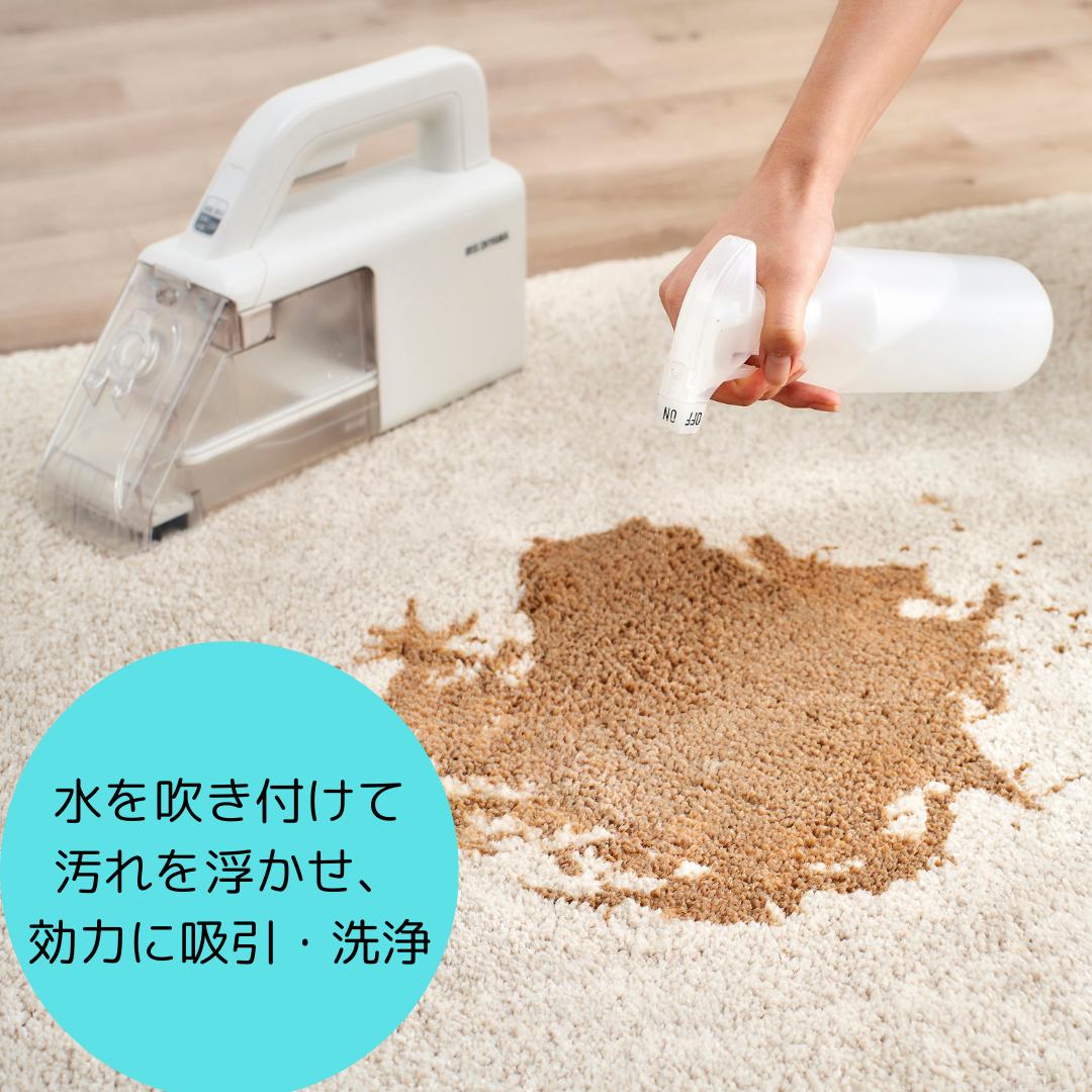 楽天市場】ハンディリンサークリーナー アイリスオーヤマ RNS-B200D-HW