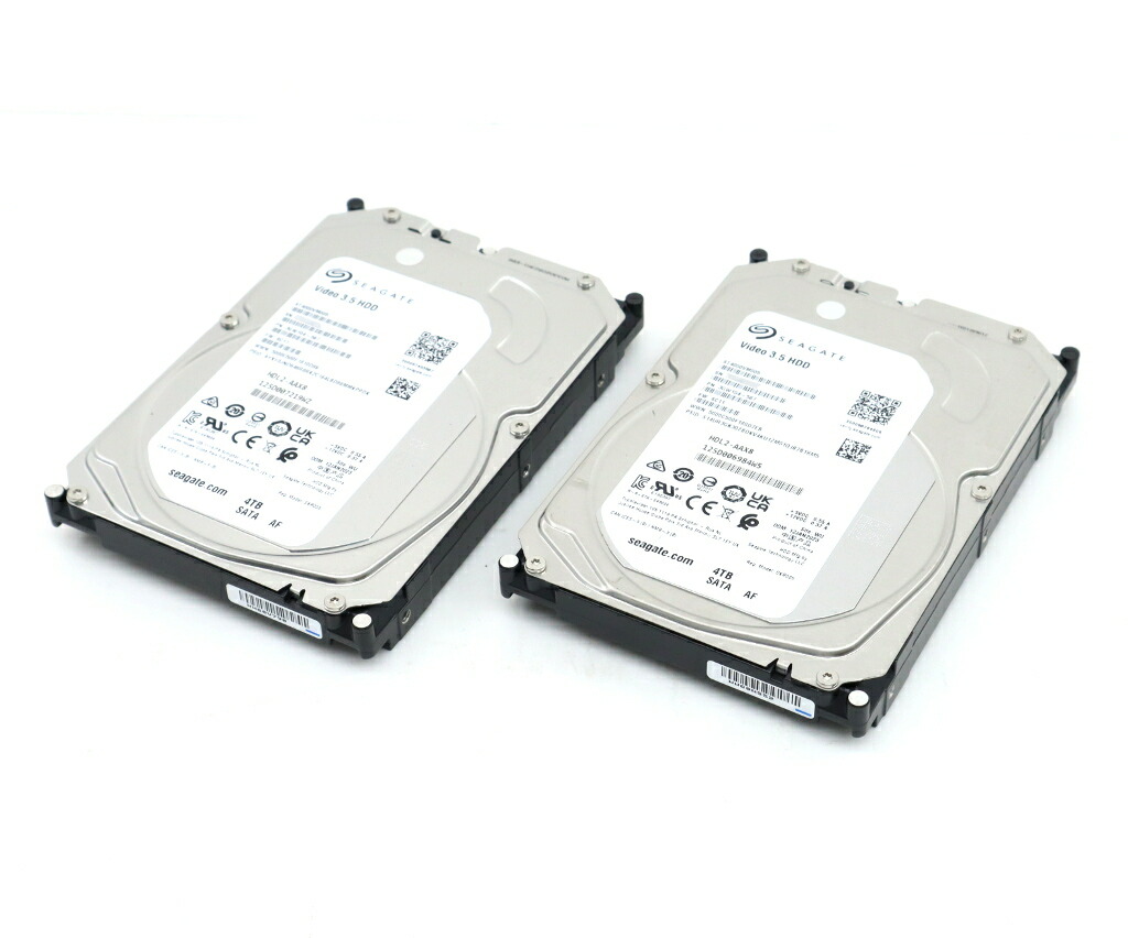 楽天市場】◇【2本セット】Seagate Video 3.5 HDD ST4000VM005 4TB 3.5