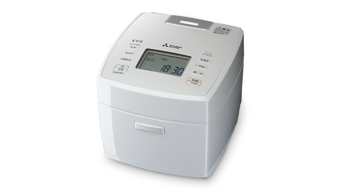 楽天市場】三菱電機 NJ-VE18F-W 月白 1升炊き 10合炊き 備長炭コート