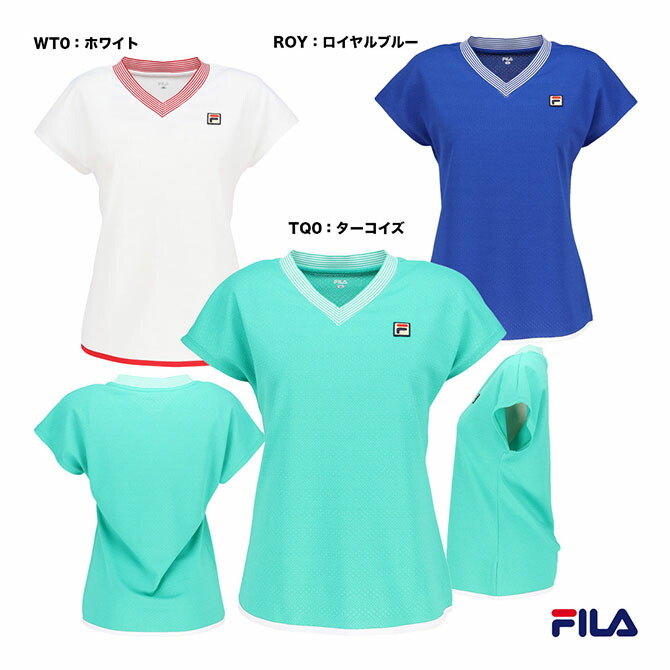 フィラ FILA レディス CZ6SGW014 2026年春夏モデル FILA（フィラ） テニスウェア レディース ゲームシャツ CZ6SGW014
