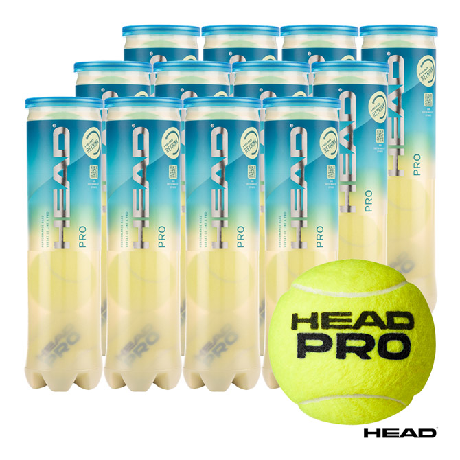 楽天市場】ヘッド HEAD テニスボール HEAD PRO（ヘッド・プロ） 4球入