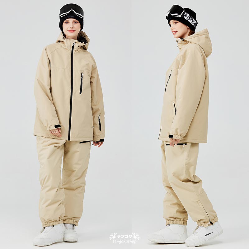 楽天市場】スノボーウェア メンズウェア 防水 上下セット スキーウェア