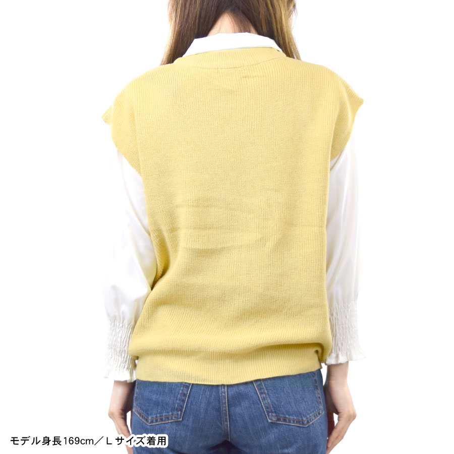 楽天市場】【スーパーSALE☆20％OFF】ニットベスト レディース 春