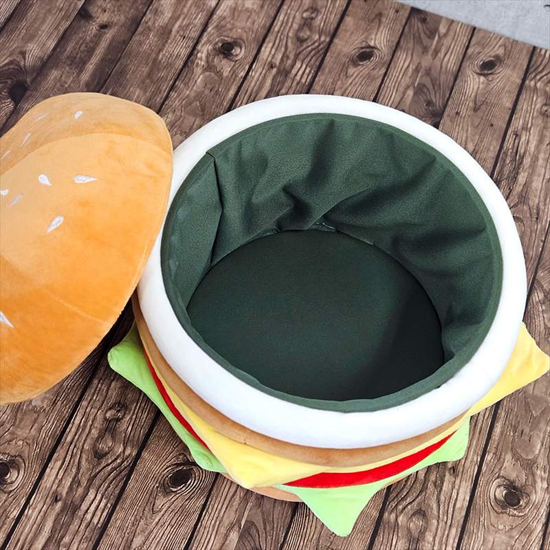 楽天市場】ハンバーガー型 ミニスツール ハンバーガー型 収納ボックス