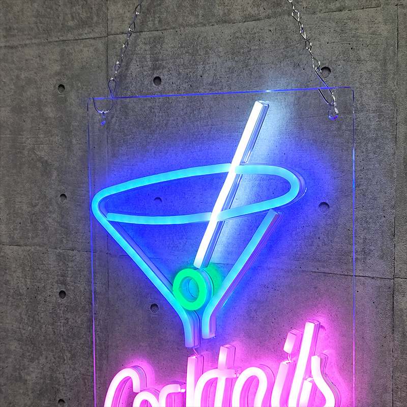 楽天市場】ネオンサイン LEDサインボード 壁掛け LEDネオンライト