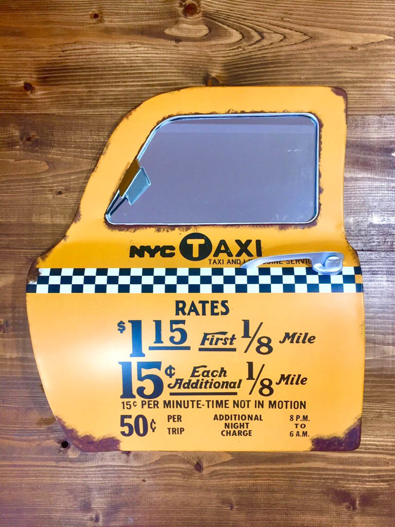 楽天市場】ドアミラー アメリカン雑貨 TAXI NY タクシー ガレージ 鏡