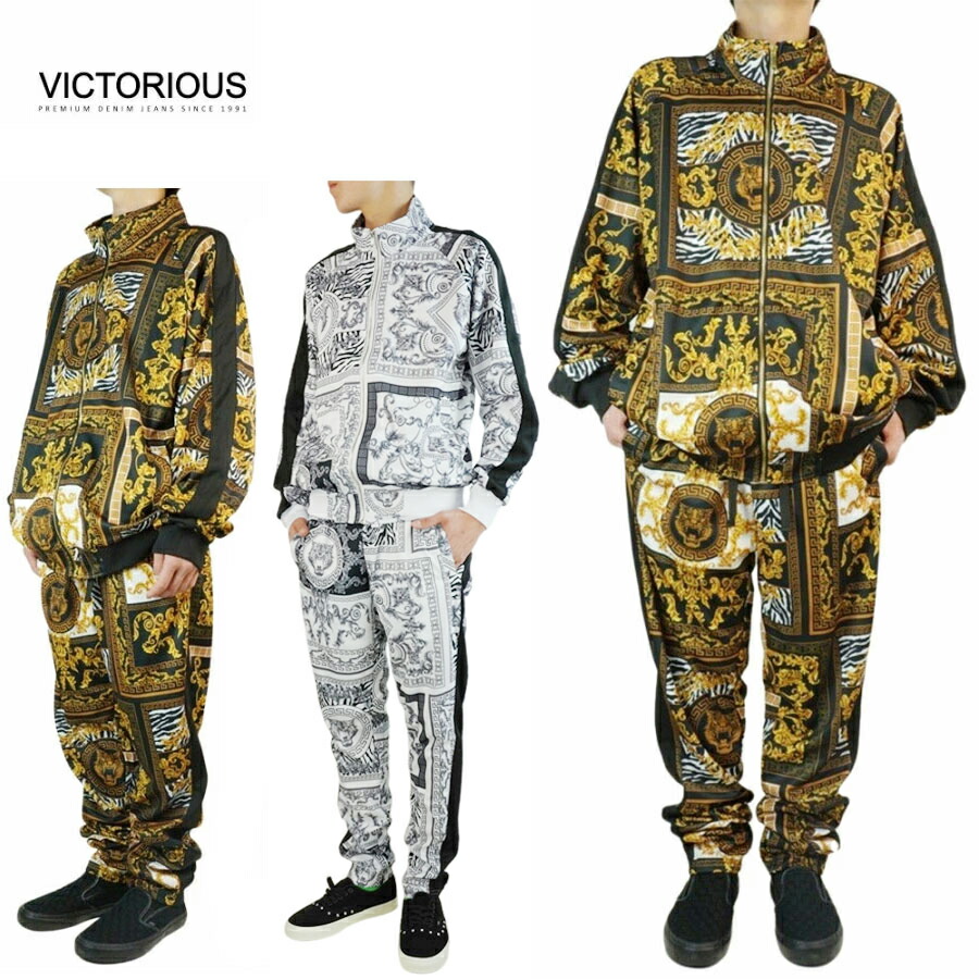 楽天市場】ビクトリアス VICTORIOUSメンズ セットアップST552 BAROQUE