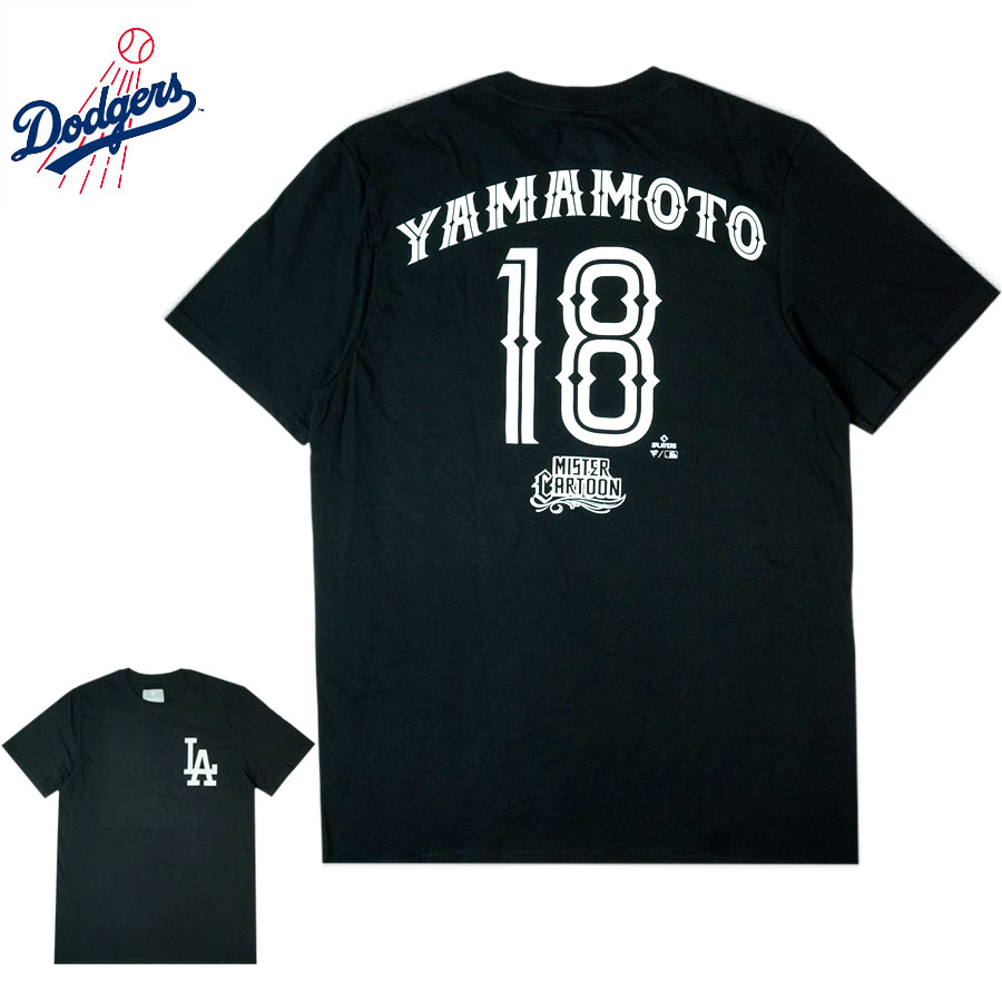 楽天市場】山本由伸 Tシャツ ミスターカートゥーン 公式 ドジャース