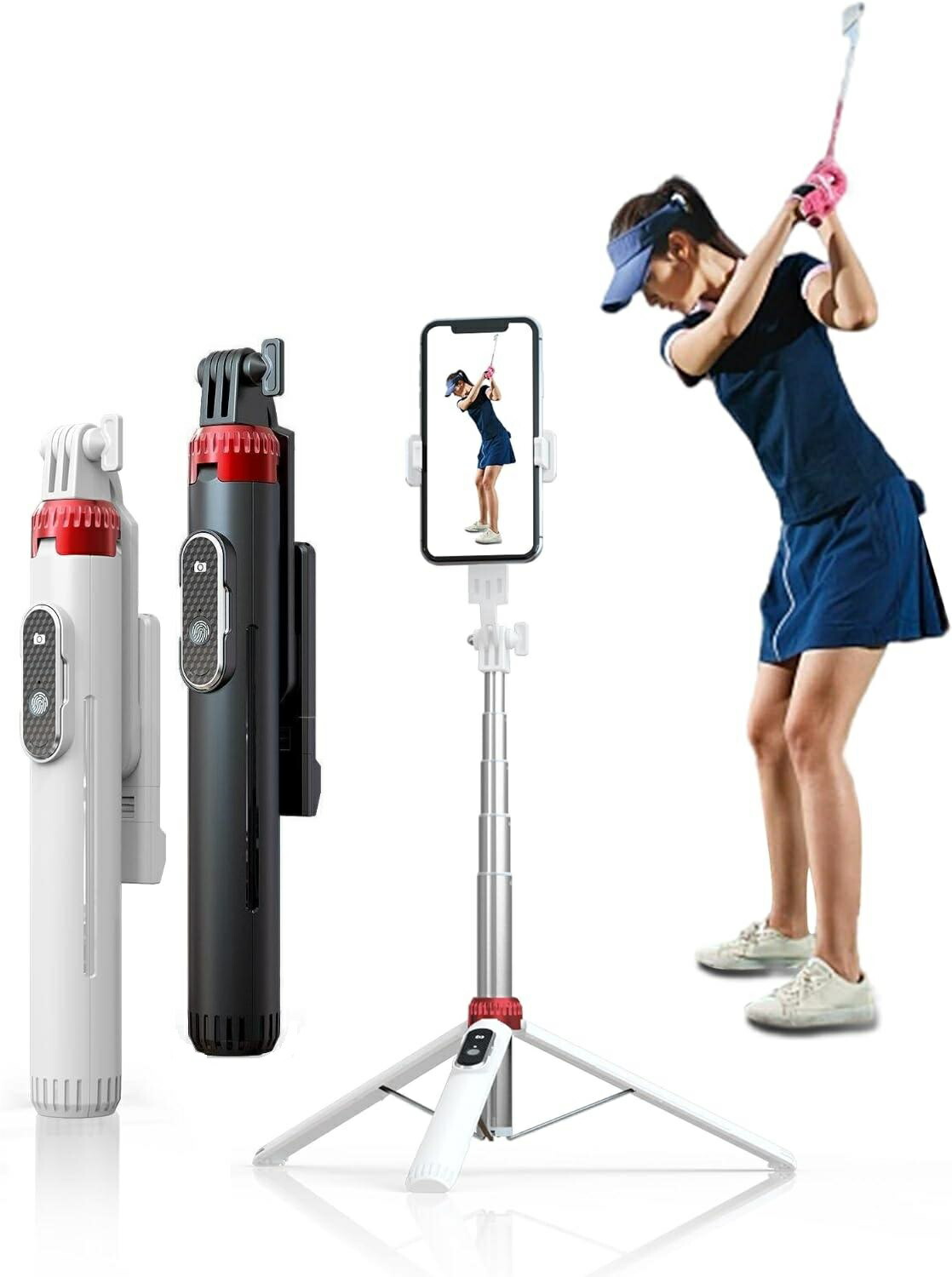 楽天市場】ゴルフ練習器具 スイング撮影 スマホスタンド れんしゅう