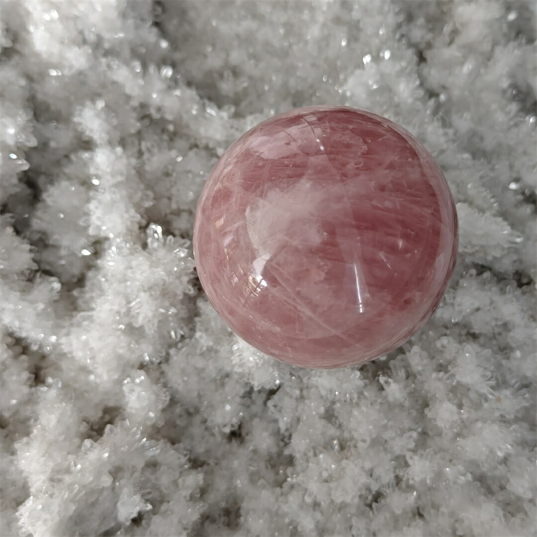 楽天市場】ローズクォーツ 水晶玉 30〜90mm ピンク 天然石 恋愛運UP