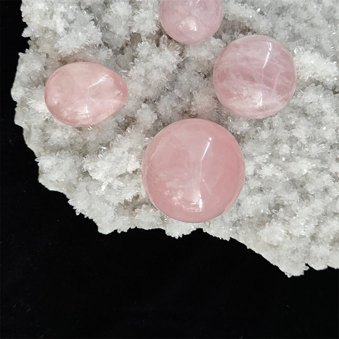 楽天市場】ローズクォーツ 水晶玉 30〜90mm ピンク 天然石 恋愛運UP