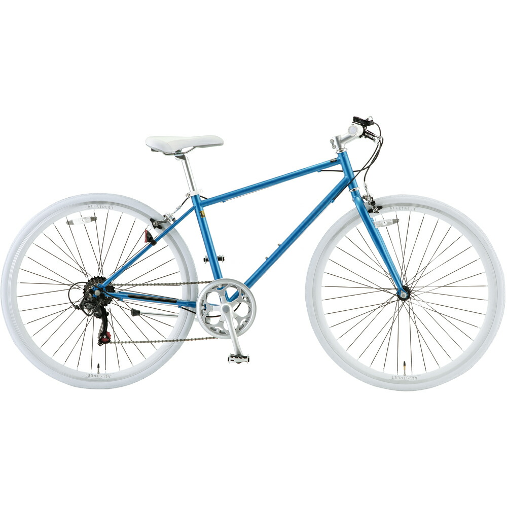 楽天市場】7分組 自転車 700Cインチ クロスバイク オールストリート 6S