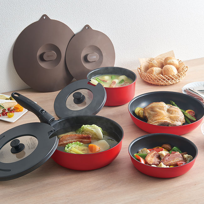 楽天市場】【公式 アウトレット】サーモス 取っ手のとれるフライパン9