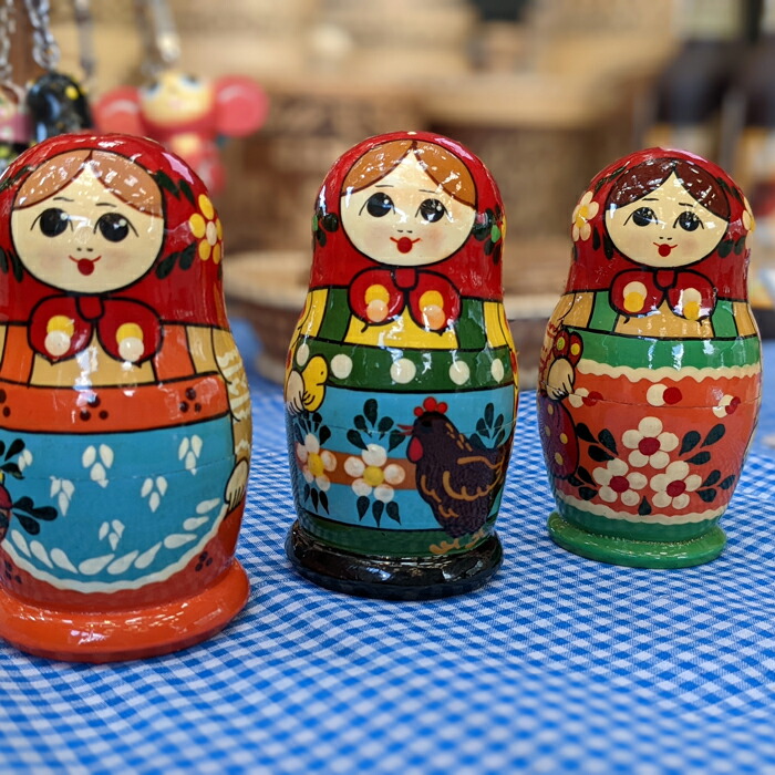 楽天市場】ロシア マトリョーシカ 5ピース【セルギエフ ポサド