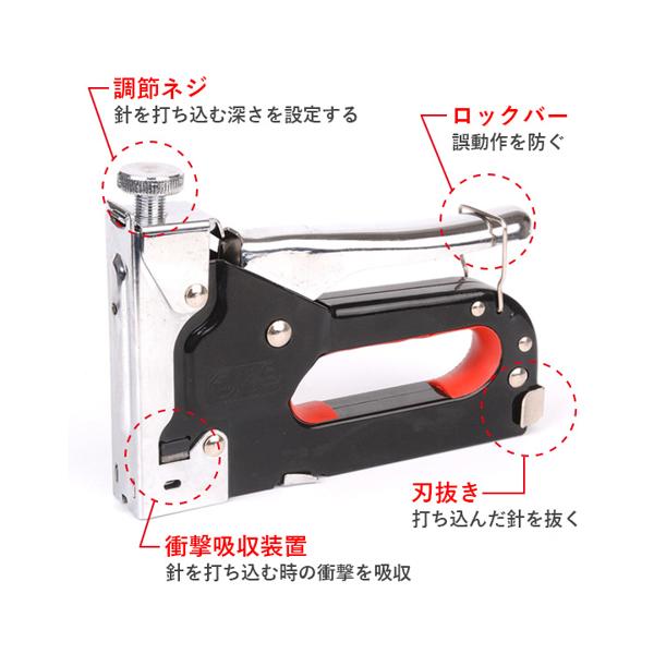 楽天市場】ガンタッカー 刃600本付き タッカー 工具 強力 ホッチキス