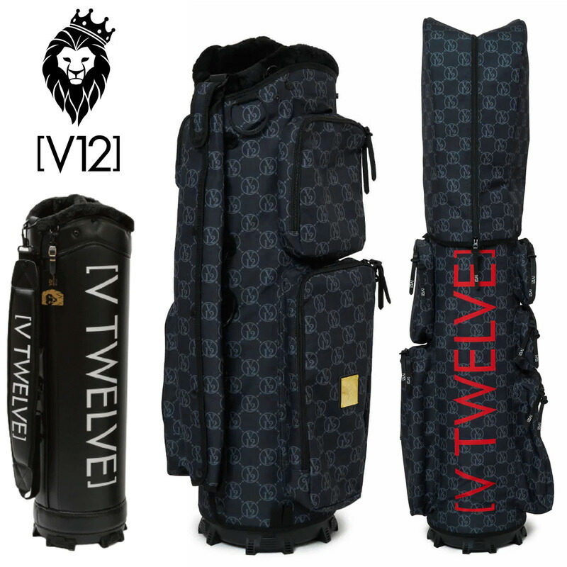 楽天市場】V12 ゴルフ 9.5型 キャディバッグ VT MONOGRAM 9.5 本体+