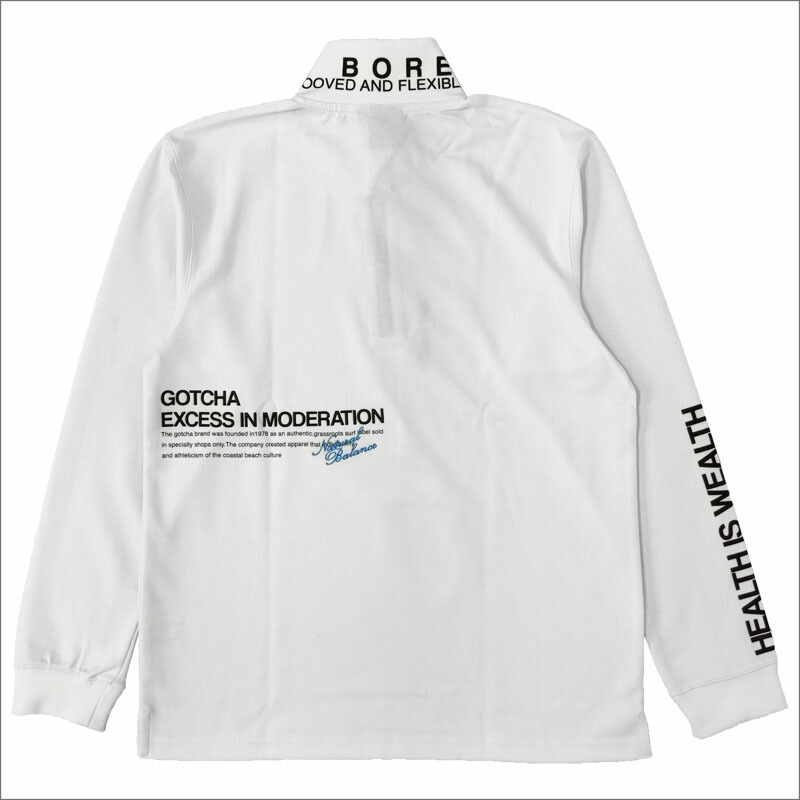 楽天市場】ガッチャゴルフ メンズ 吸汗速乾 ハーフジップ 長袖 シャツ