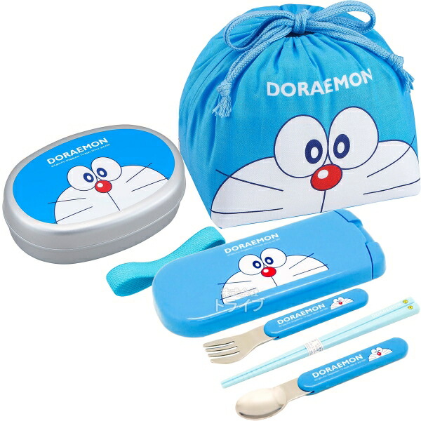 楽天市場】ドラえもん アルミお弁当箱 350ml トリオ 巾着セット : 知育