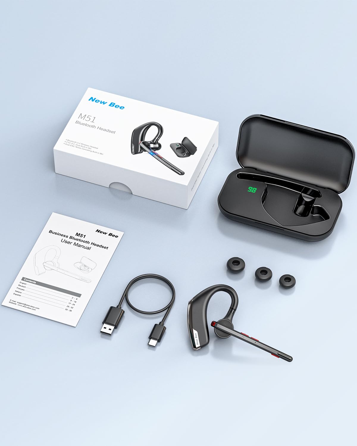 楽天市場】Bluetoothヘッドセット 片耳 Bluetoothイヤホン ハンズ