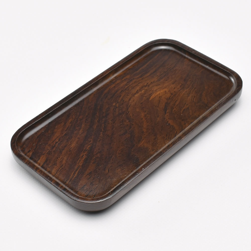 楽天市場】長方托（黒檀の茶托）中国茶器用 : 天香茶行