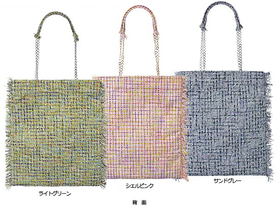 楽天市場】チリア 田川啓二 ファンシーツイードフラワーバッグ TILIA