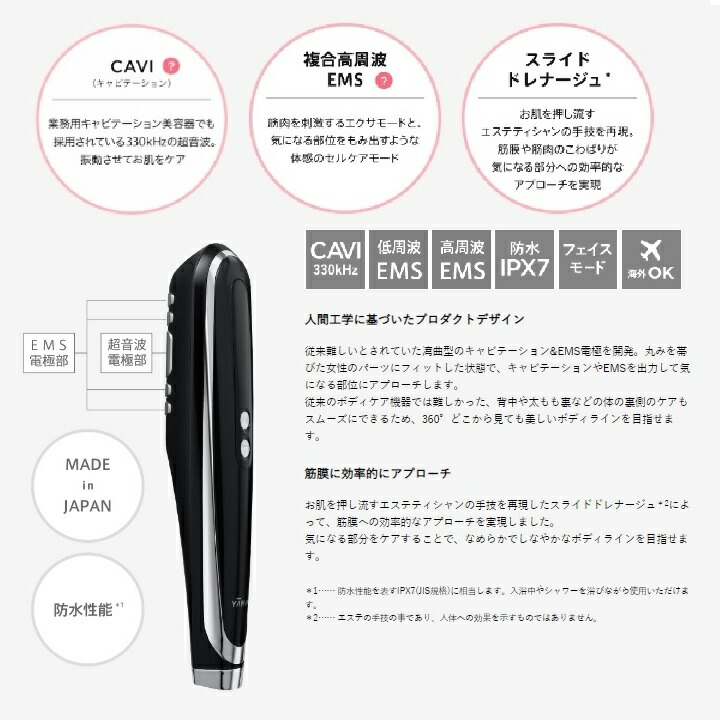 楽天市場】【RSL】 YA-MAN / ヤーマン キャビスパ360 Cavispa 360 全