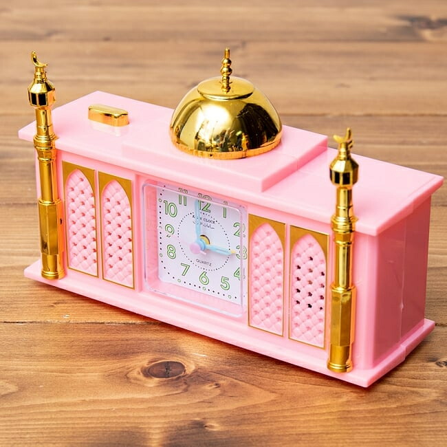 楽天市場】大声でアザーンを叫ぶ目覚まし時計 モスク − 緑 / サラート