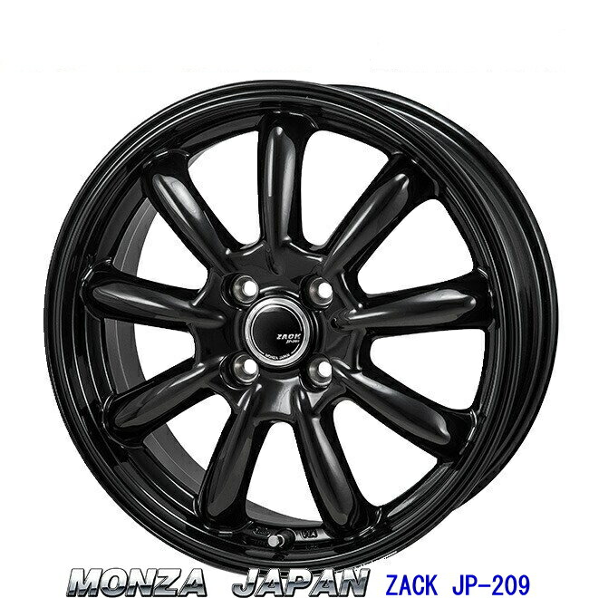 楽天市場】【アルミホイール単品4本価格】【13インチ】【ZACK JP-209