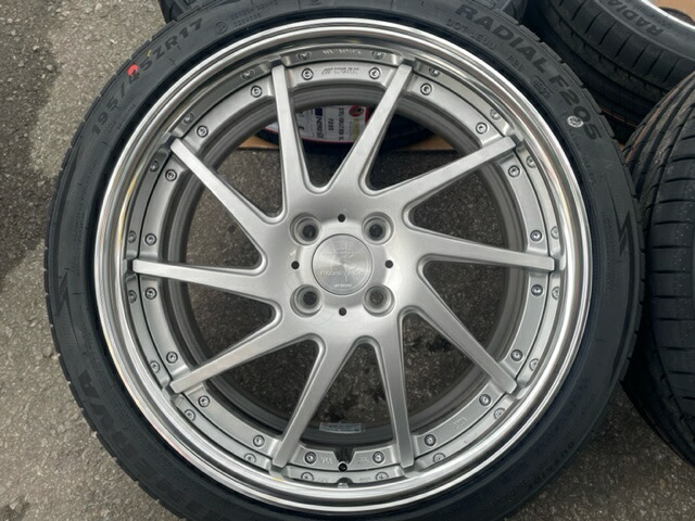 楽天市場】送料無料 4本セット WORK リザルタード スポークTT 17