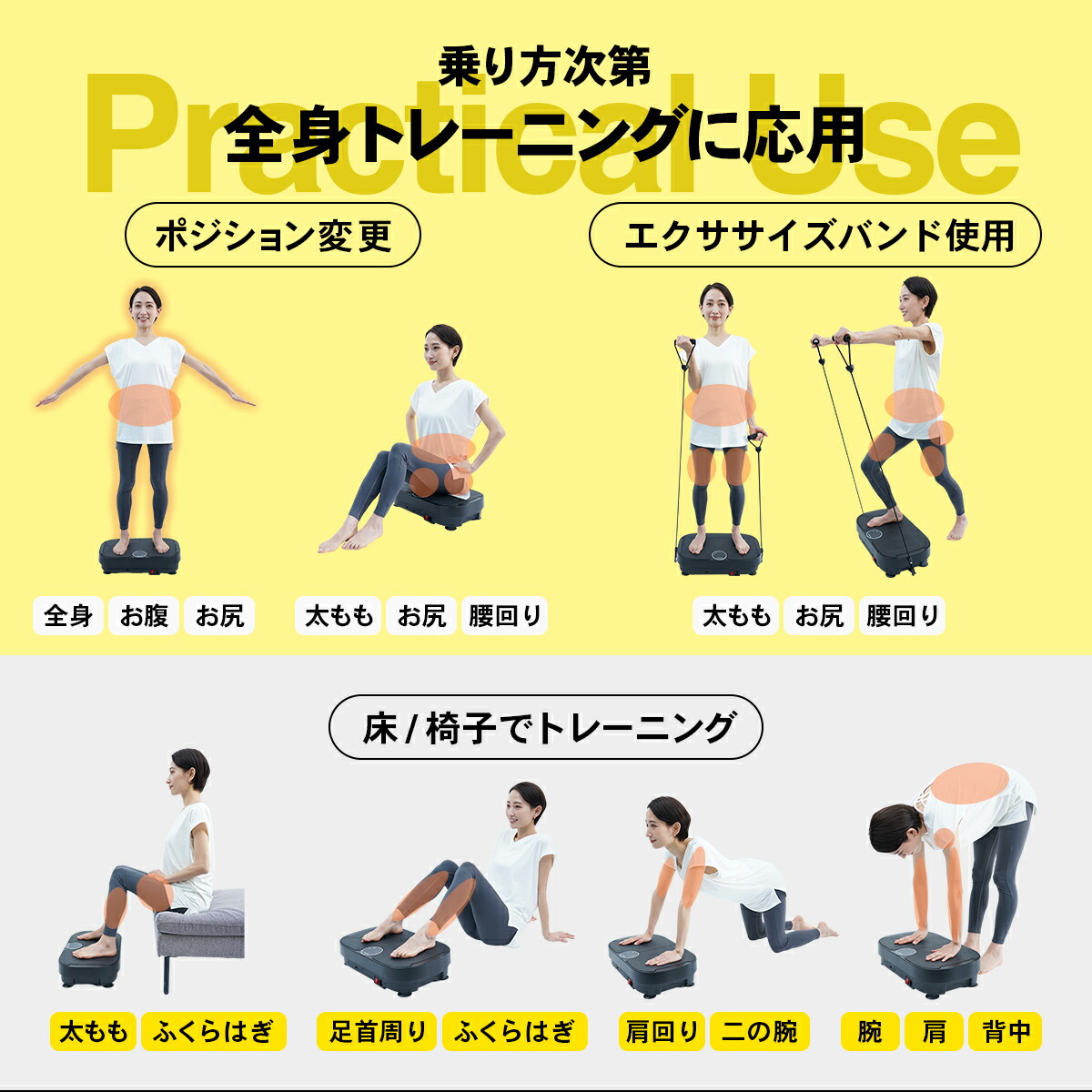 楽天市場】＼ P10倍&300%Pバック／【99段階の振動 1日10分全身