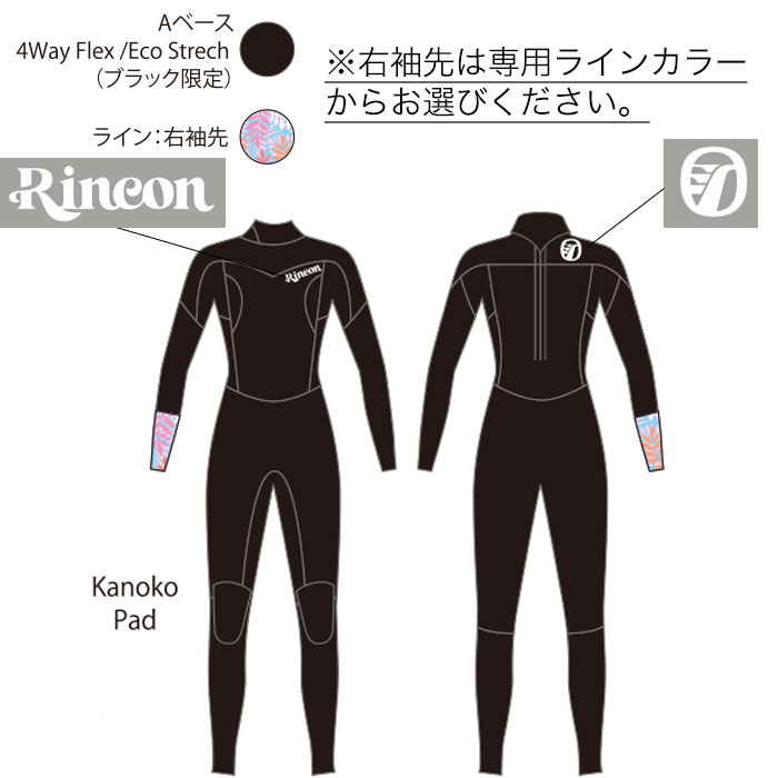 楽天市場】【公式/セミオーダー対応】リンコンウエットスーツ