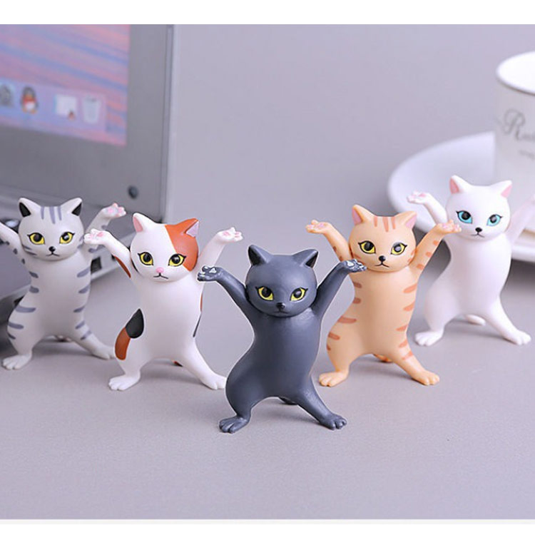 楽天市場】猫 5匹セット ペンスタンド イヤホンスタンド おもしろ雑貨
