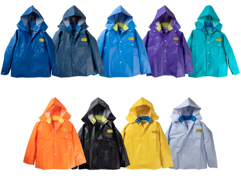 楽天市場】尾崎産業 日本製レインウェア レリーロイヤル(上着のみ)M